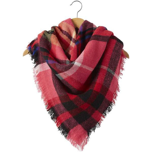Tickled Pink Blanket Scarf